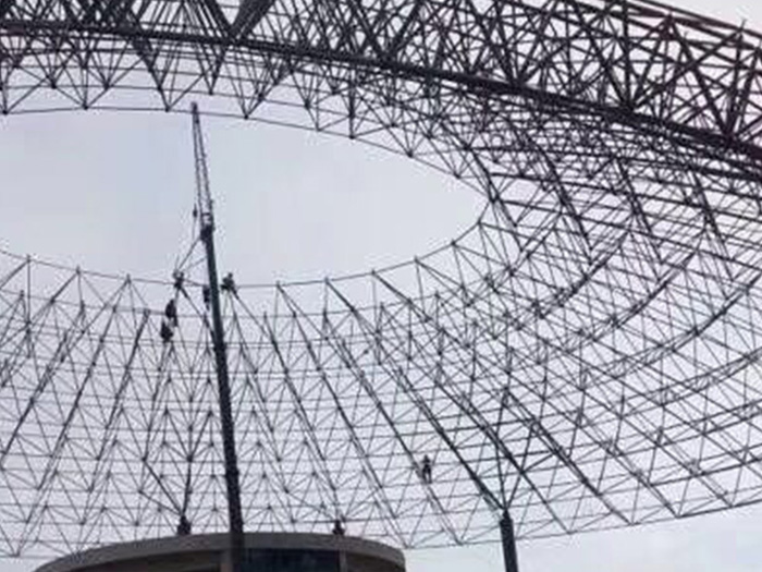 嘉峪关篮球馆球形网架厂家价格